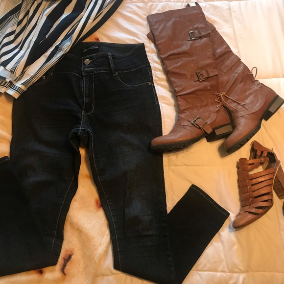 Fashion 2 Love Skinny Jeans Plus Size - Picture 3 of 4